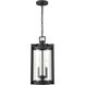 Ellway 2 Light 9.75 inch Textured Black Outdoor Hanging Lantern